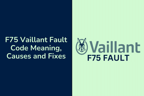 F75 Vaillant Fault Code Meaning, Causes and Fixes
